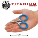 Cuda Titanium Bonded Braid Scissors 3.5" (Bulk, No Retail Packaging)