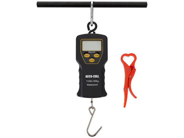 Accu-Cull Digital Waterproof Scale with Mini Clip 110lb
