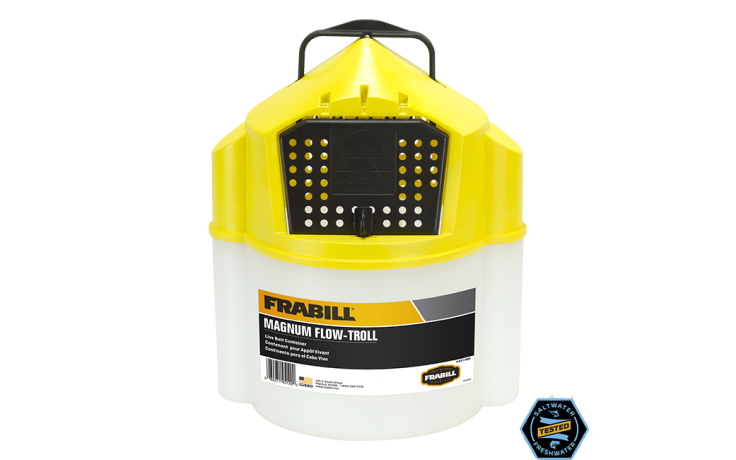 Frabill Magnum Flow-Troll Bucket 10 Quart