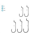 Gamakatsu Offset Shank Worm Round Bend