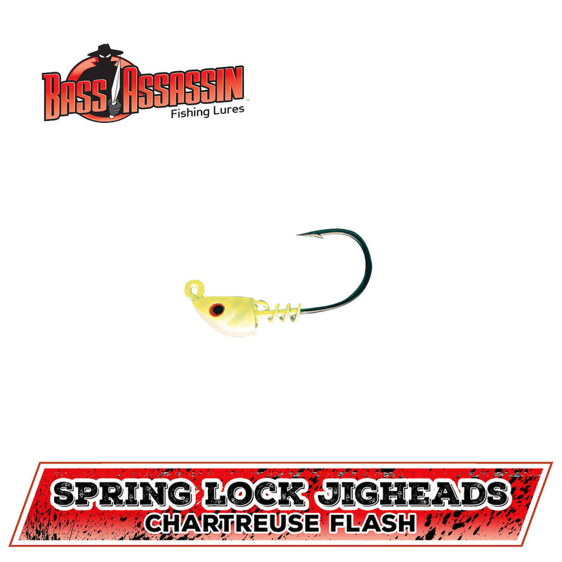 Bass Assassin Spring Lock Jigheads