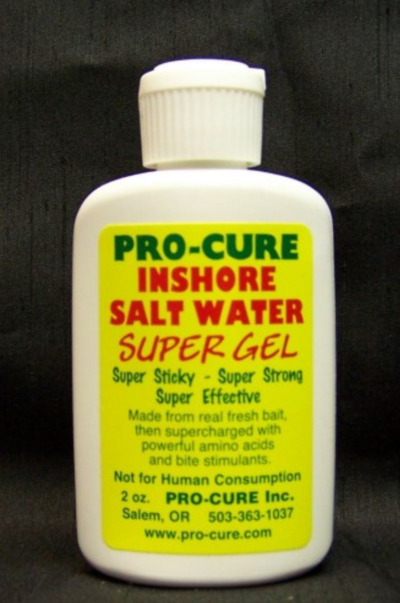 Pro-Cure Inshore Saltwater Super Gel 2oz - Fishing Supercenter