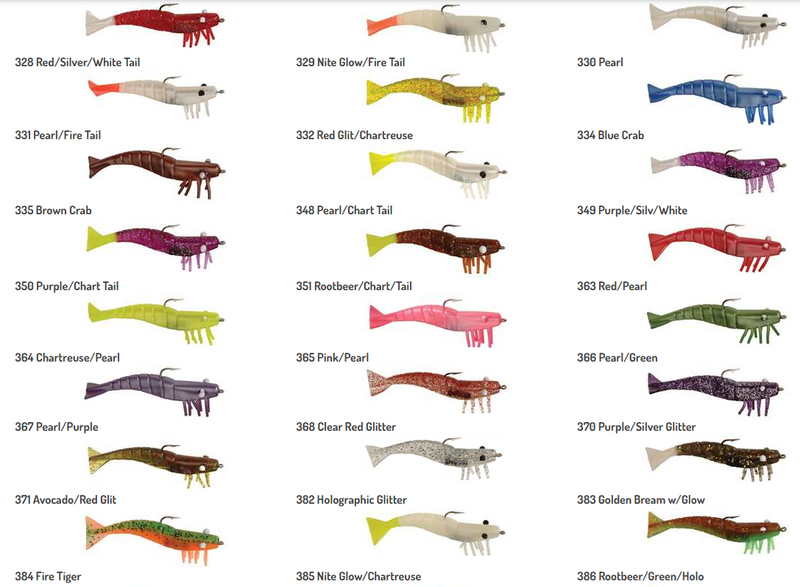 DOA Rigged Shrimp 3"