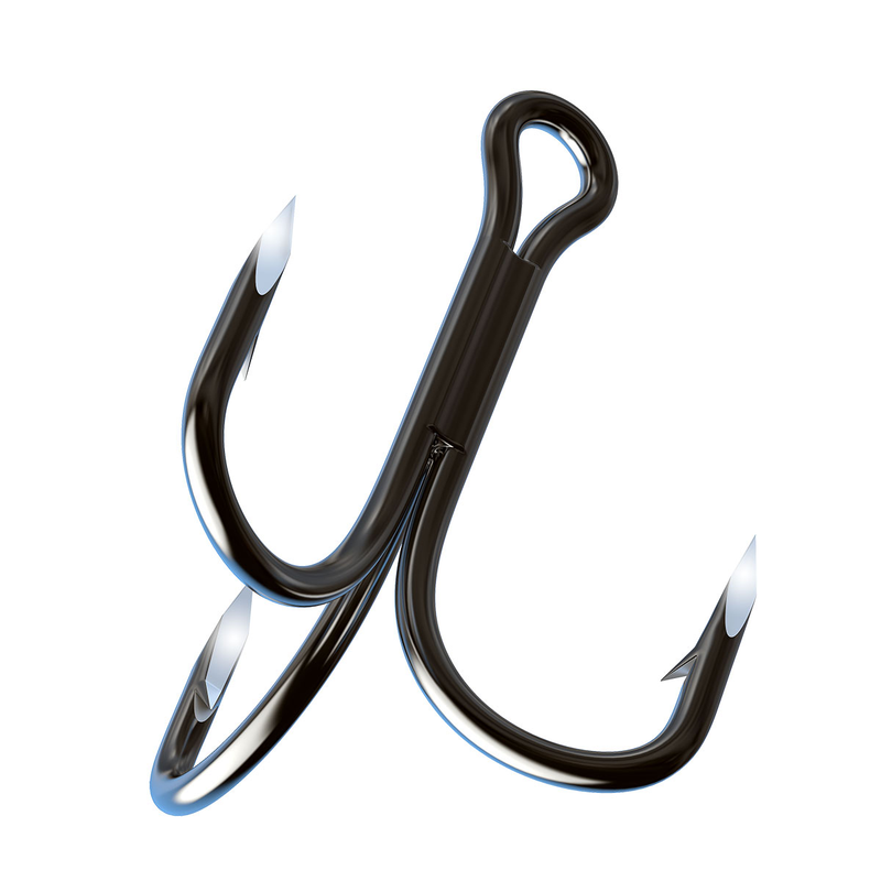 Eagle Claw Trokar 4X Straight Point HD Treble TK315 - Fishing Supercenter