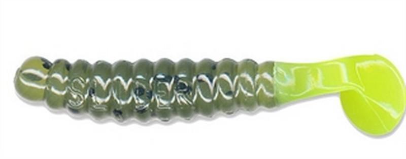 Slider Crappie Panfish Grub w/Vibratail 1-1/2" - Fishing Supercenter